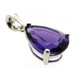 Siberian Amethyst Quartz Sterling Silver Pendant 03